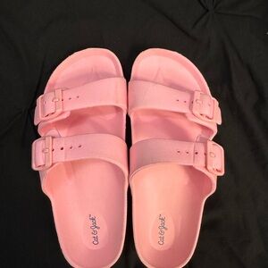 Pink Slide Sandals